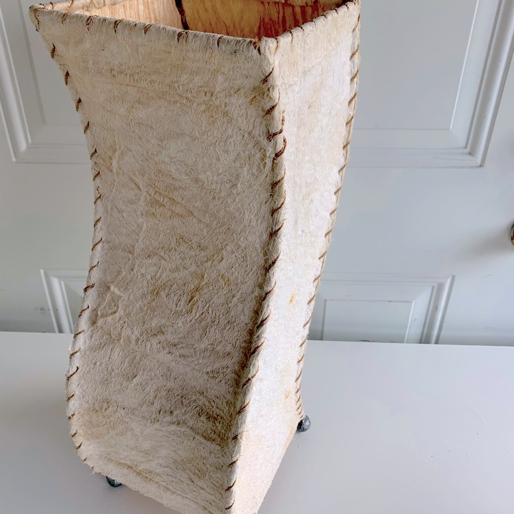 Rawhide lampshade